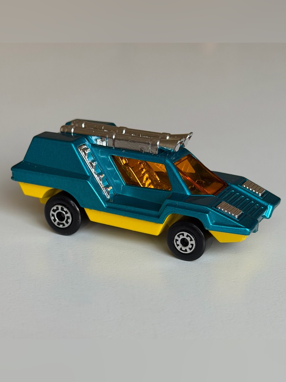 Vintage Matchbox Superfast No. 68 Cosmobile 1975 Lesney England Blue Yellow